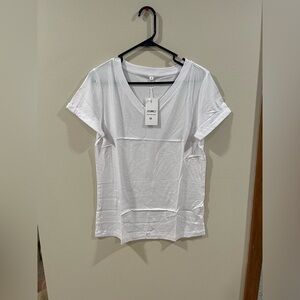 White V-Neck Shirt